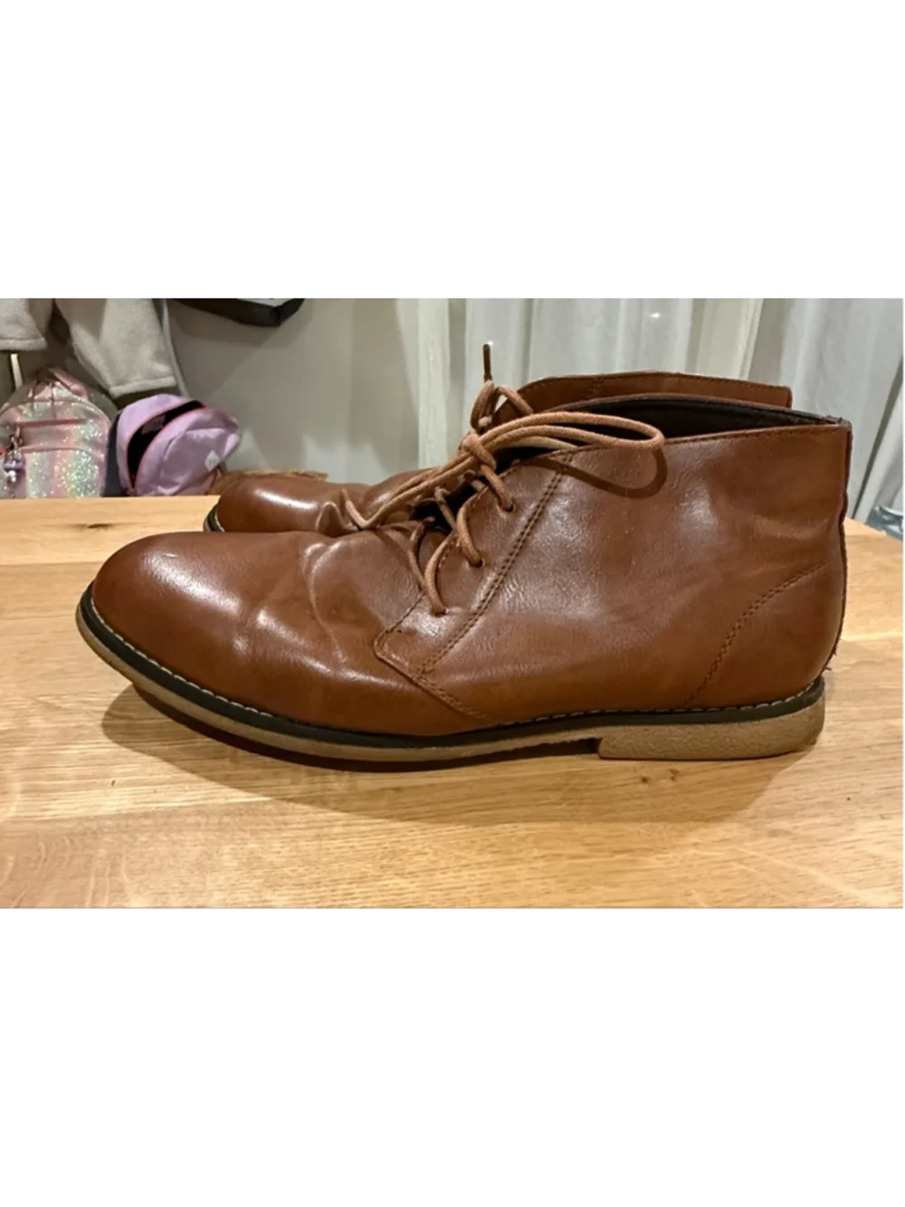 Men's London Fog Brown Chukka Boots Size 11